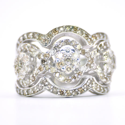 2.07 cts Natural Diamond Elegance of the Queen Ring